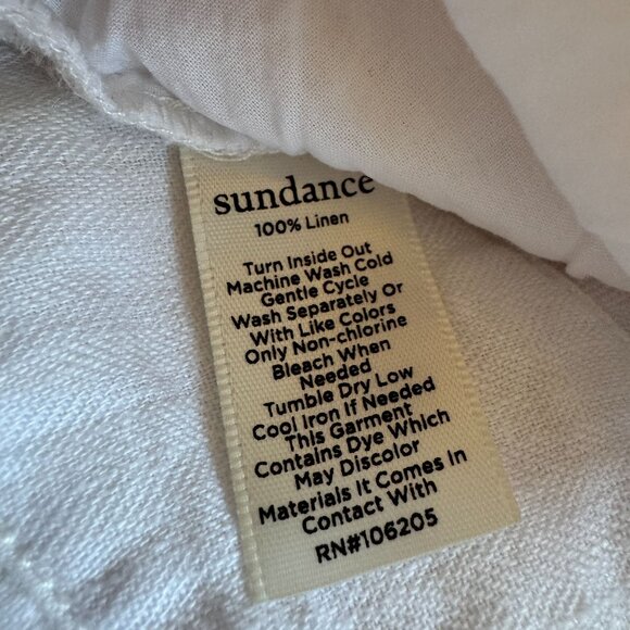 Sundance Adelaide 100% Linen Trouser Pant Womens 10 High Rise Capsule Breathable - Picture 8 of 9